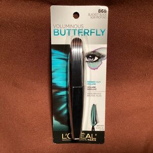 Loreal Voluminous Butterfly Mascara 868 Blackest Black New/Sealed  0.22 fl oz